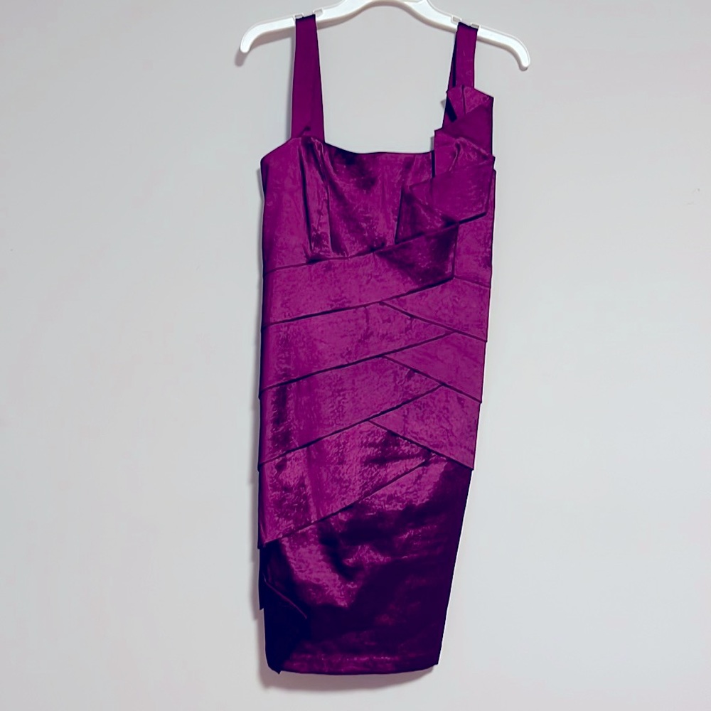 A beautiful purple color dress